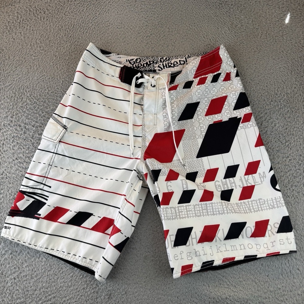 Vintage Early 2000s Quiksilver Dane Reynolds Signature Board shorts Size 32